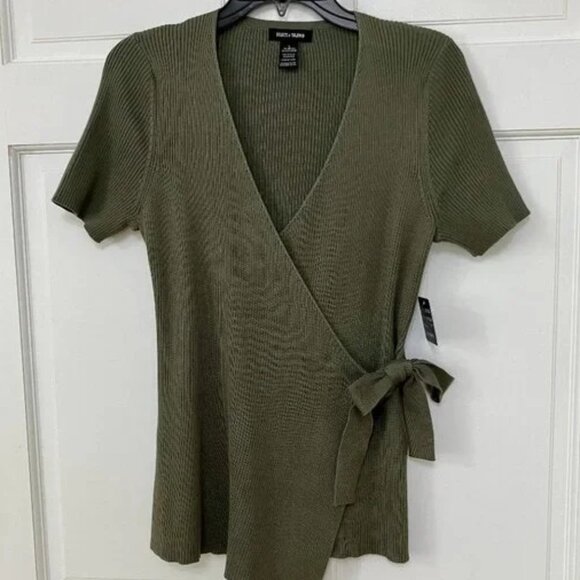 NWT Select + Trend Short Sleeve Sweater Size Large. - Picture 4 of 4